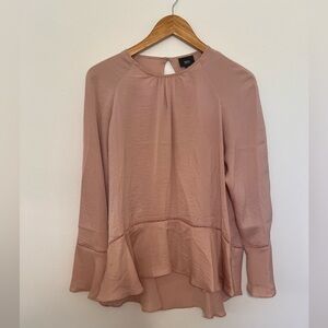 MOSSIMO M Silk Pink Blouse